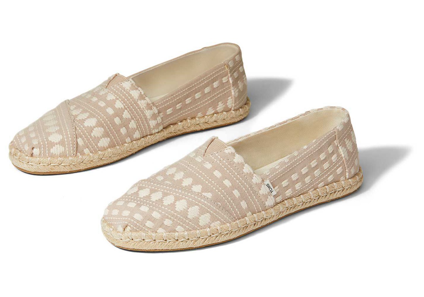 Toms Alpargata Global Rope Espadrille Beige - Womens - 09518-NWCS